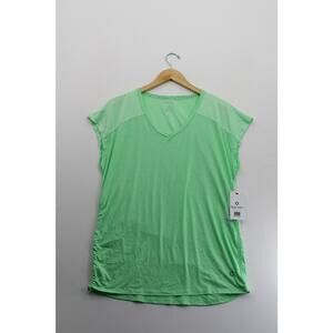 NWT Nine west green active athleisure sporty workout t shirt womens medium gym